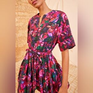 Ulla Johnson Nadira Cotton Poplin Mini Dress size 8